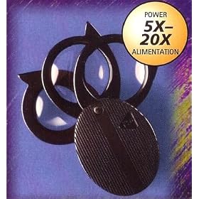 Bausch & Lomb 5x-20x Magnification Folding Loupe