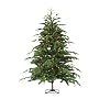Barcana 4-1/2-Foot Star Fir PE/PVC Ready-Trim Christmas Tree with 250 Clear Mini