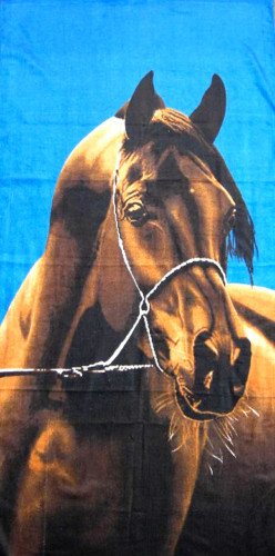 Pferd Strandtuch Badetuch Pferde Handtuch Neu