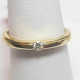 14K Diamond Promise Ring