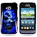 CoverON® Slim Hard Case for Samsung Galaxy Victory 4G LTE with Cover Removal Tool - (Blue Skull)