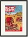 Black Framed/Matted Print 17x23, Radio Craft: Electronic Gun Director