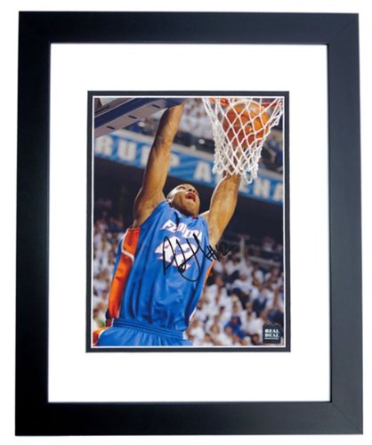 Al Horford Autographed/Hand Signed Florida Gators 8x10 Photo BLACK CUSTOM FRAMED - Atlanta Hawks