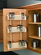 Rev-A-Shelf 4ASR-18 Adjustable Door Mount Spice Rack - Wood/Wire