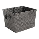 Whitmor Woven Tote - Espresso