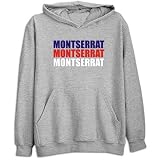 Sweatshirt Heather Gray  Triple Color Montserrat  Country