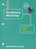 Vocabulary Workshop: Fourth Course (Elements of Language)