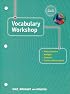 Vocabulary Workshop: Fourth Course (Elements of Language)