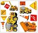 Under Construction - Peel and Stick - 23 Wall Stickers - Decals