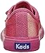 Keds Glittery Hook & Loop Sneaker (Toddler/Little Kid)