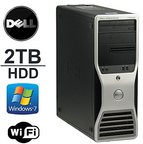 DELL Precision T3400 Workstation Computer- New 2TB HDD - Core 2 Quad 2.33Ghz - 8GB of Memory - Windows 7 Pro 64- FREE external 160GB Hard Drive- Refurbished Desktop