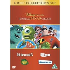 The Ultimate Pixar Collection: The Incredibles, Finding Nemo, Monsters Inc., A Bug's Life [DVD] [1998]
