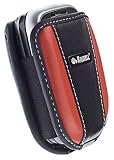 Krusell Multidapt Voguish series case for flip phones, Black/Red (fits most flip phones)