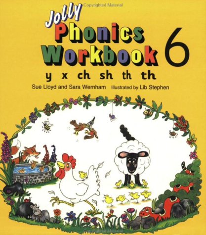 Jolly Phonics Workbook: y, x, ch, sh, th: Y, X, Ch, Sh, Th (Jolly Phonics)