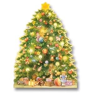 Christmas Tree 3D Advent Calendar, Dusikova