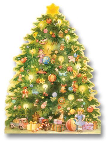 A Christmas Tree Advent Calendar under Holidays in The Books Store