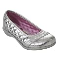 Girl's Hannah Montana Ballet Flat Silver