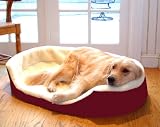 Extra Large 43x28 Lounger Dog Pet Bed - Burgundy