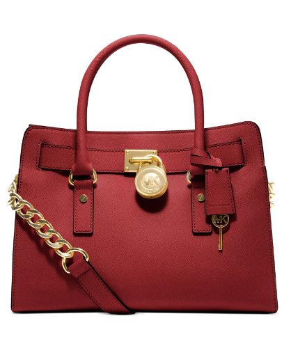 Michael Kors Hamilton E/W Saffiano Satchel Handbag