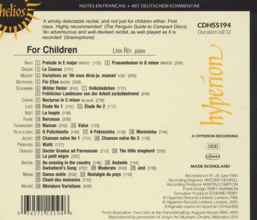 Cover image : For Children