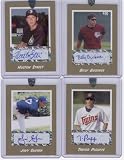 2004 Just Rookies Autographs Gold 80 Anthony Swarzak Gcl Twins (Pre - Rookie - Autographed - Serial #D To 50 - Baseball Cards)