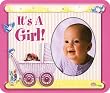 It's A Girl buggy Baby Photo Magnet Frame
