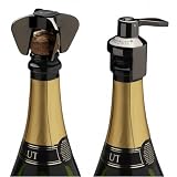 Screwpull Duo Champagne Star & Crown Sealer Set