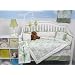French Green Toile Baby Crib Nursery Bedding 10 Pcs SET