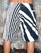 Tapout Light Speed Board Shorts White and Black Color