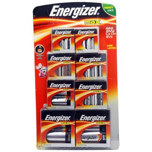 Energizer Max Batteries Variety Pack Case (Pack of 2) Electronics