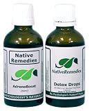Native Remedies AdrenoBoost and DetoxDrops ComboPack