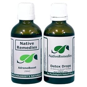 Click here to buy Native Remedies AdrenoBoost and DetoxDrops ComboPack for improved adrenal function and... by Native Remedies.