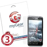 myGear Products DIAMOND DiamondDust Screen Protectors for HTC ThunderBolt (3 Pack)