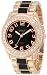 XOXO Women's XO5473 Rose Gold with Black Epoxy Analog Bracelet Watch