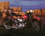 1938 KNUCKLEHEAD HARLEY DAVIDSON POSTER ART PRINT
