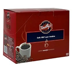Timothy'sWorldCoffee,Colombian,Decaffeinated,25-CountPods(Packof2)