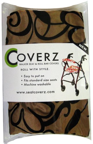 Coverz Rolling Walker Accessory Elegant Gold