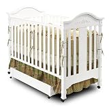 Angelina 3-in-1 Convertible Crib in White Finish By Storkcraft Baby Furniture