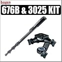 Bogen Manfrotto 676B Monopod & Bogen Manfroto 3025 / 056 3D Junior Head