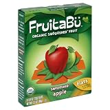 FruitaBu Organic Smooshed Fruit, Smoooshed Apple, 8 Count 0.4-Ounce Flats (Pack of 4)