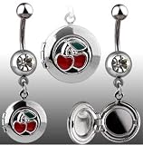 Cherrys Locket Navel Jewelry