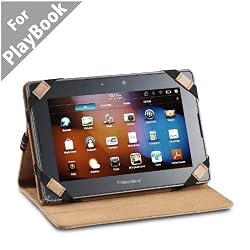 Acase BlackBerry Playbook Genuine Hand Made Leather Jacket/folio Case for Blackberry Playbook 7-Inch Tablet - Wifi 16GB, 32GB, 64GB (Brown)