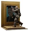 U.S. Army 3rd I.D. Action Figure w Bullet Riddled Saddam Hussein Mosaic Base by Dusty Trail Toys