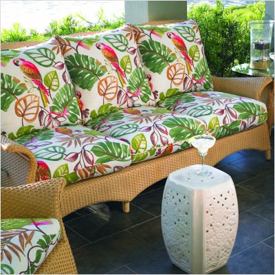 Mandalay Sofa Seat Cushion Set Fabric: Canvas Cork