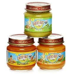 Earth's Best Organic 1st Vegetable Starter Kit, 2.5 Ounce Jars (Pack of 12)