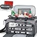 Sporting Goods : Picnic Time Vulcan Insulated Cooler Tote w/ 3 Pc BBQ Tools (Black/Silver)