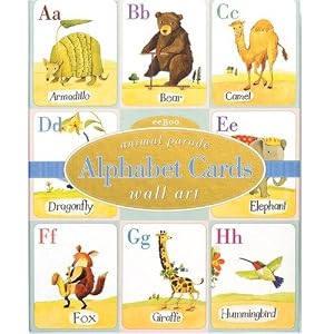 eeBoo Animal Parade Alphabet Wall Cards