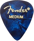 Fender Moto Style Guitar Picks, 12 Pack - Blue