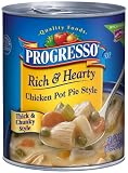 Progresso Rich & Hearty Soup, Chicken Pot Pie Style, 18.6-Ounce Cans (Pack of 12)