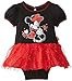 Disney Baby Baby-Girls Newborn Minnie Mouse Dress with Tulle Skirt